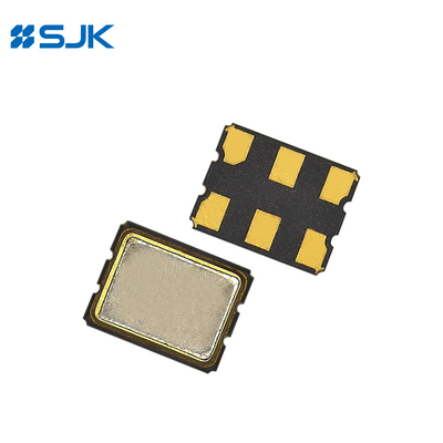 SMD 3225 LVPECL Differential Oscillator Destek 10 ~ 250MHz ± 50ppm