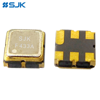 SMD DCC6 SAW Filtre 3.8 X 3.8 Geniş Frekans aralığı RoHS uyumlu
