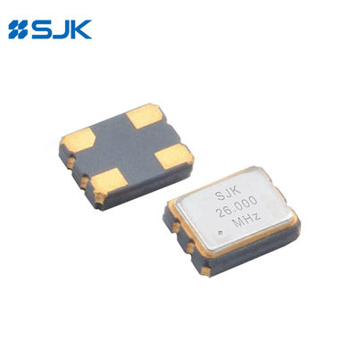 SMD 2016 TCXO VC-TCXO Kristal osilatörleri GPS için 26-52MHz kesilmiş sinye dalga çıkışı ile
