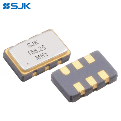 SMD 5032 LVPECL Çıkış Diferansiyel Ossilatörü 2.5V veya 3.3V ile 6 Pin İletişim Cihazı için